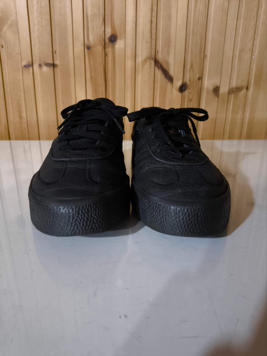 240mm 아디다스 삼바로즈 블랙 플랫폼 스니커즈 상품이미지3