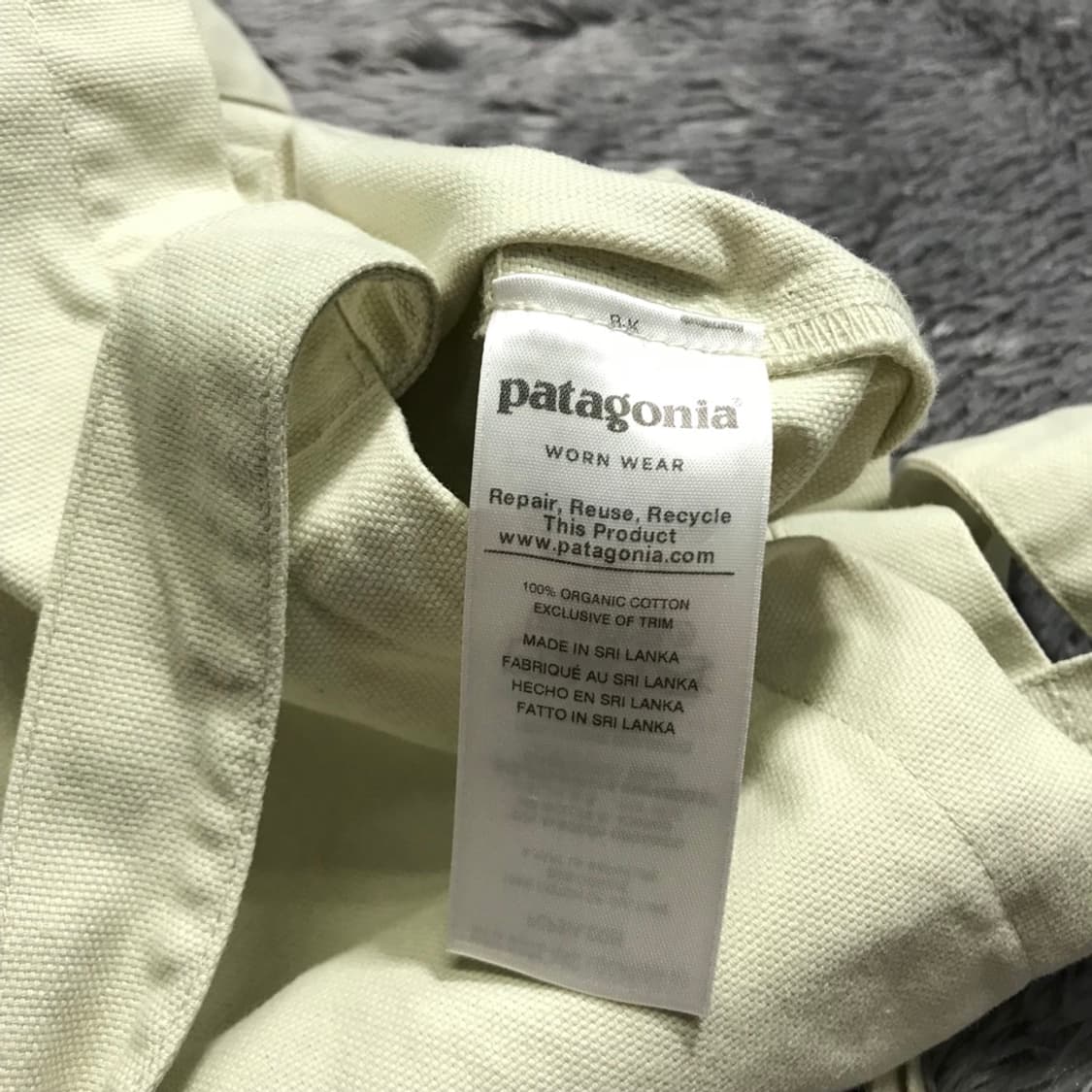 [[42x43cm] 파타고니아(PATAGONIA) 로고 컨버스 에코백 상품이미지6