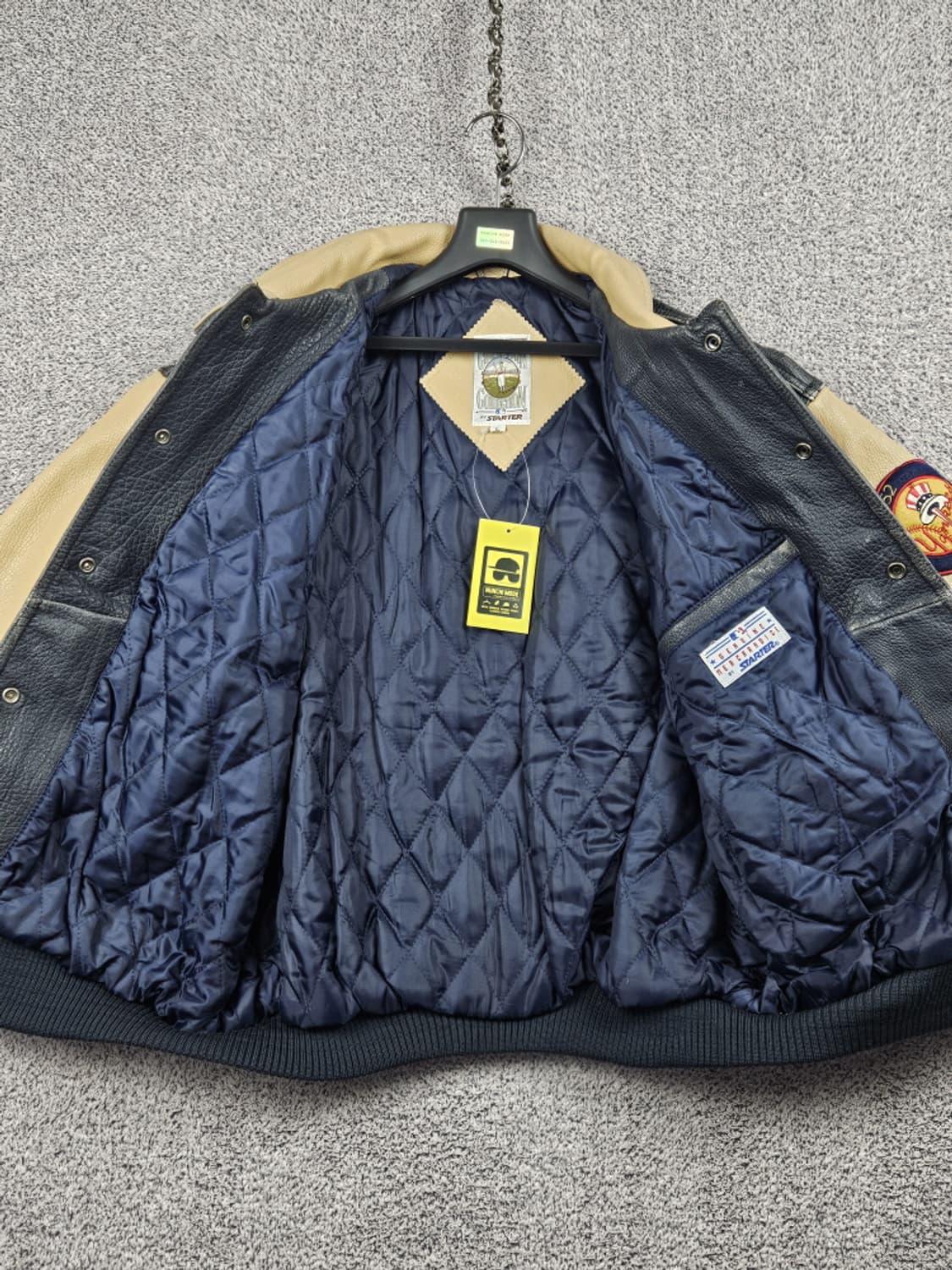 스타터 뉴욕양키스 쿠퍼스타운컬렉션 배색 가죽 자켓 ( L )/ 10210 상품이미지8