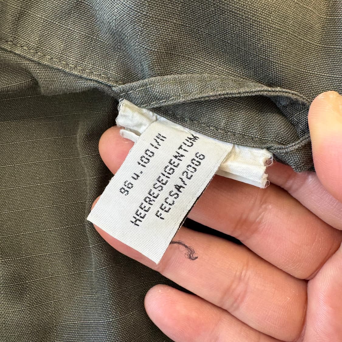빈티지 오스트리아군 필드 자켓 (S)   상품이미지4