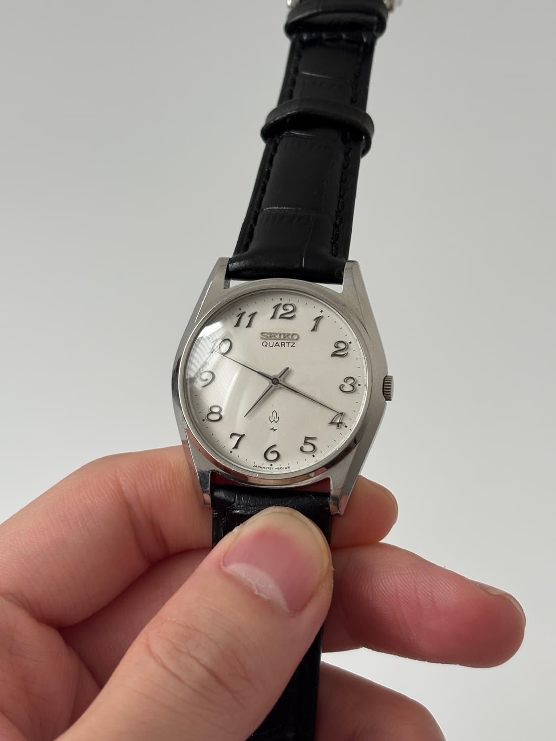 80s Arabic Index Silver Quartz 상품이미지1