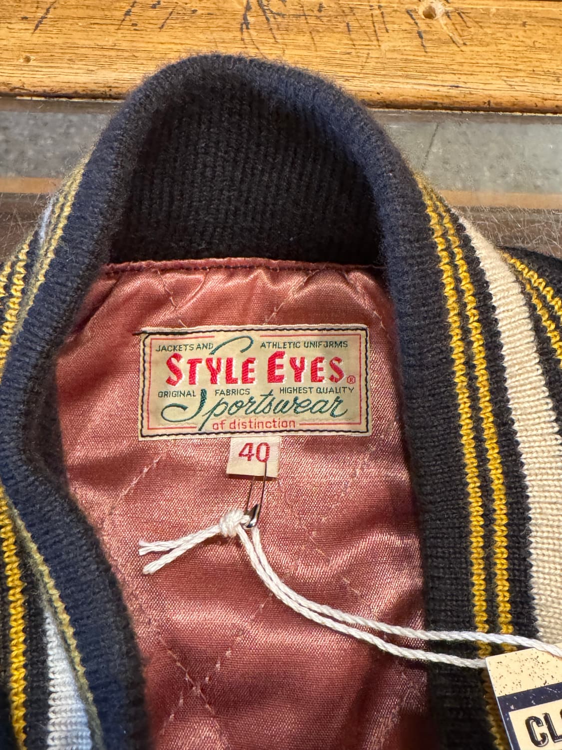 Style Eyes 바시티 자켓 (40) 상품이미지5