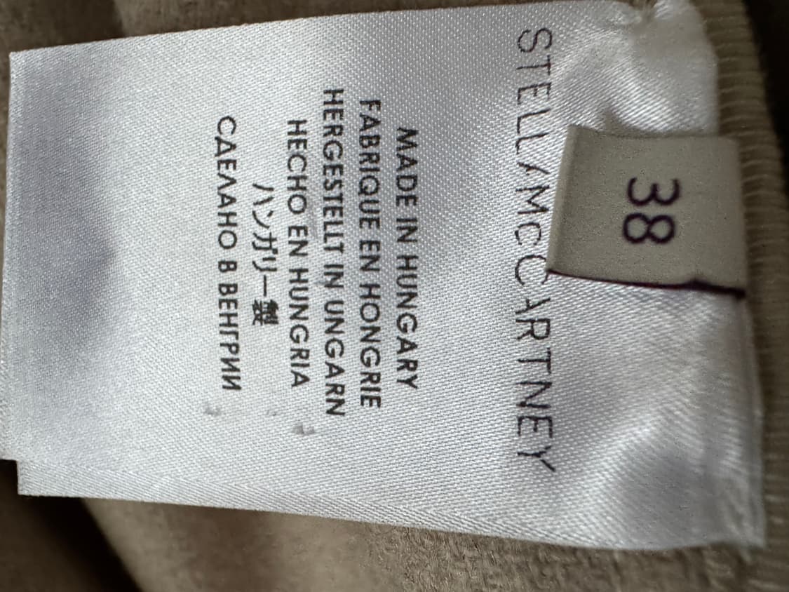 새상품 컨디션 STELLA MCCARTNEY 베이지 코트 38(44,55 상품이미지8