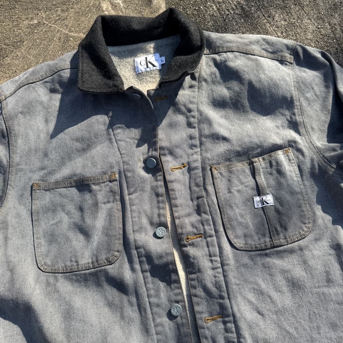 [XL] Calvin Klein 켈빈 클라인 데님 초어 자켓 상품이미지7