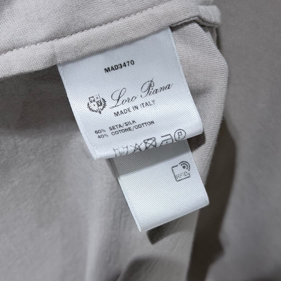 (A+/L) / 로로피아나 실크 코튼 크루넥 반팔 티셔츠 상품이미지7