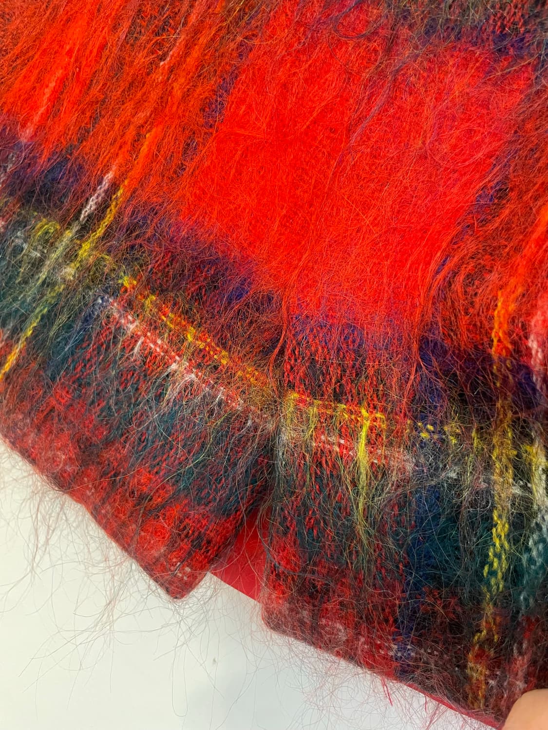 모헤어 타탄 스커트 상품이미지5