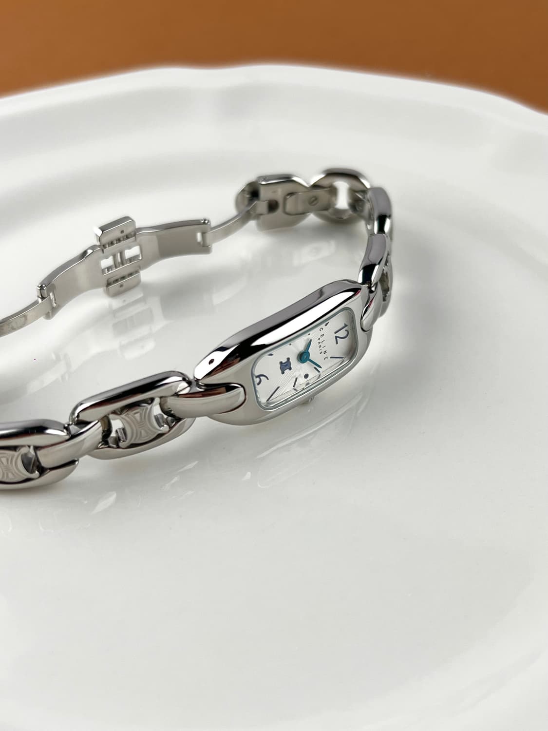 CELINE white macadam bracelet watch 상품이미지5