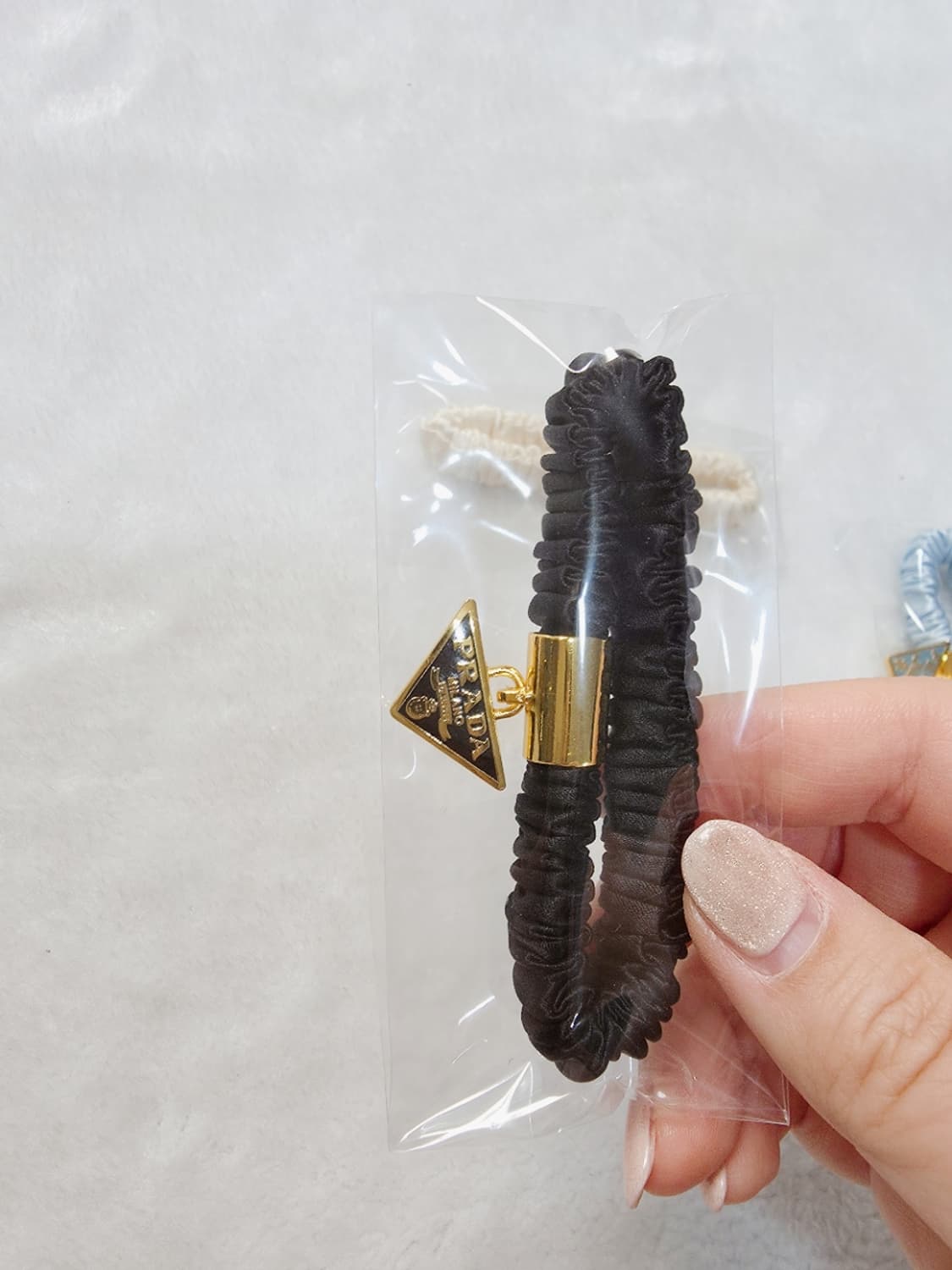 빈티지 프라다 헤어슈슈 고급 상품이미지4