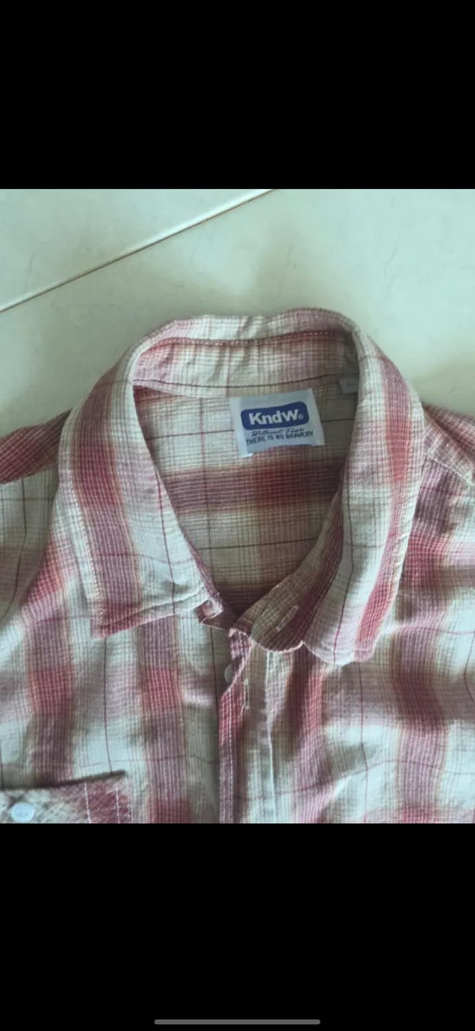 케이앤드 린넨 반팔 워크 셔츠 L 상품이미지2