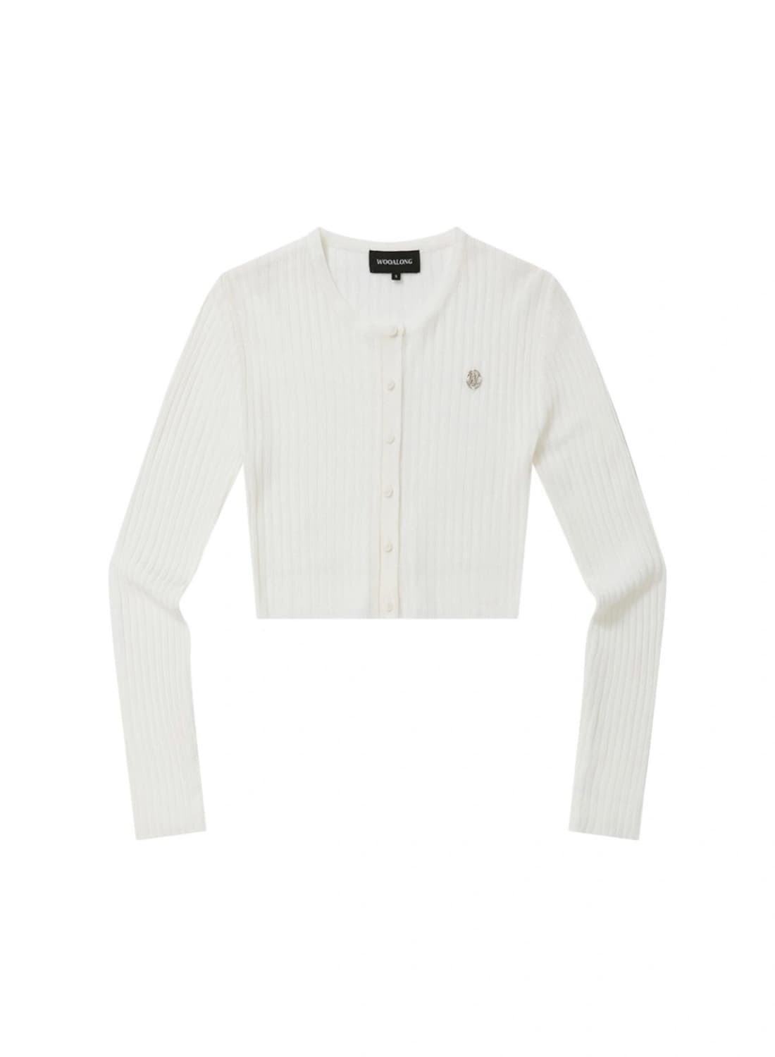 우알롱 크롭 가디건 See-through crop knit cardiga 상품이미지1