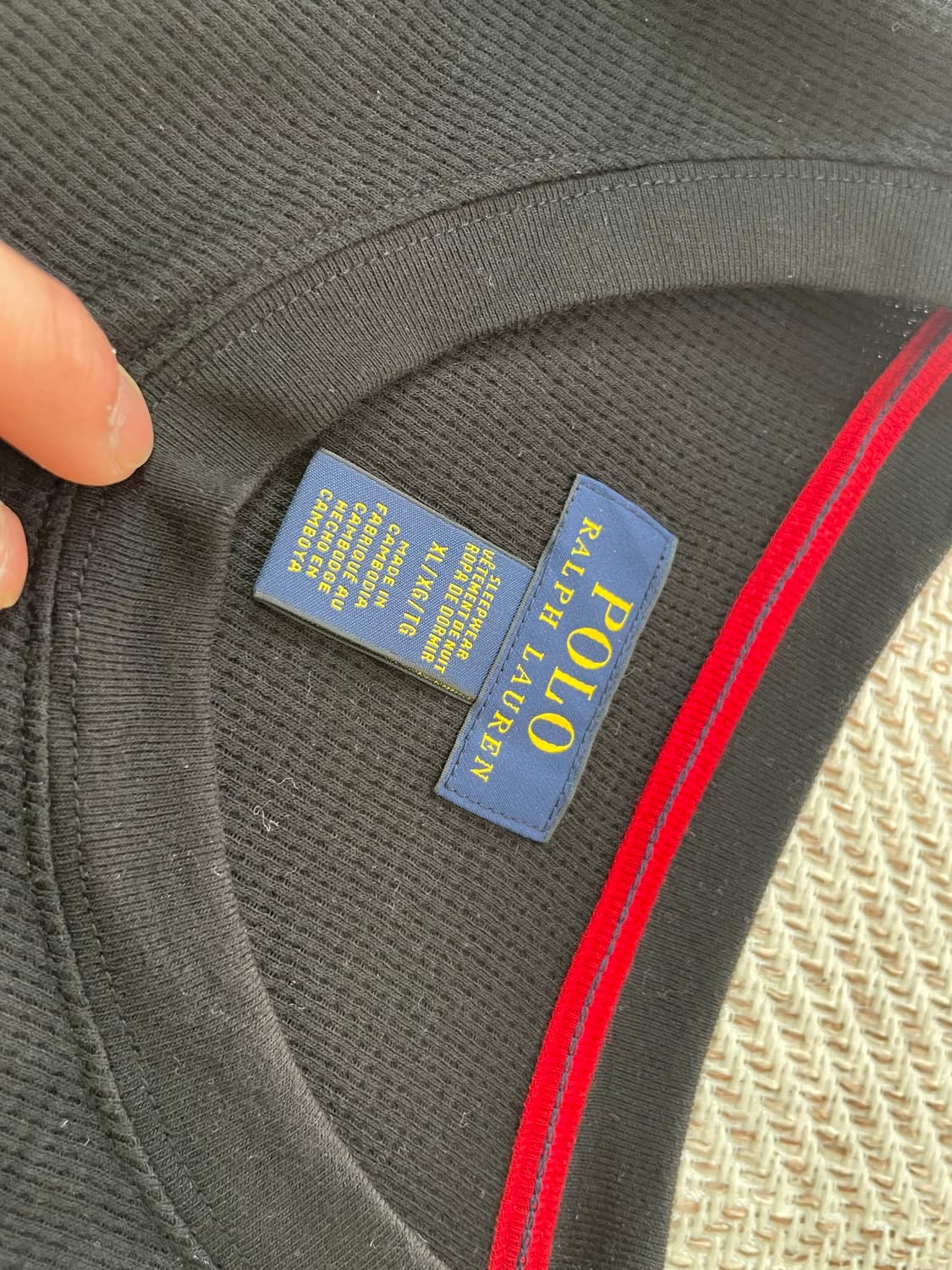 폴로랄프로렌 와플 긴팔티셔츠  상품이미지4