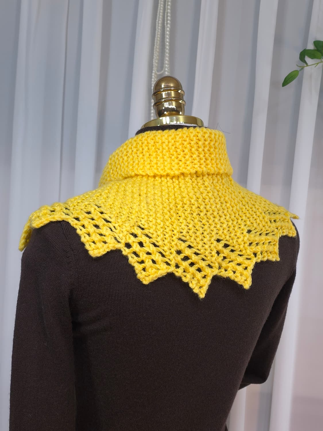 손뜨개 케이프+풋워머 상품이미지3