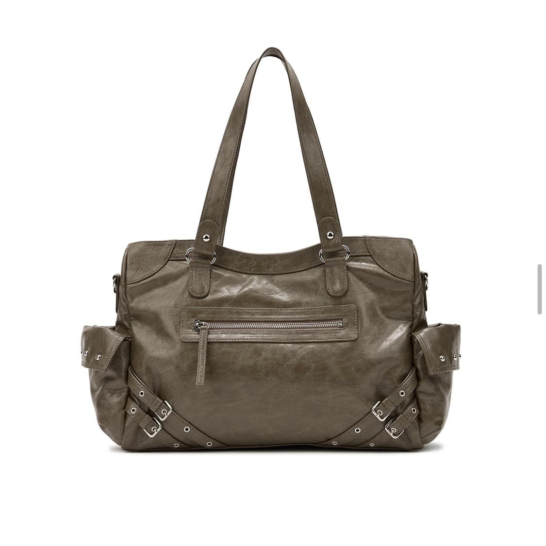 DEINET STUD POKET BIG BAG IN KHAKI 상품이미지1