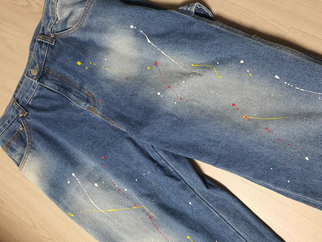 벌스데이수트 페인터 데님 블루 팬츠 상품이미지2