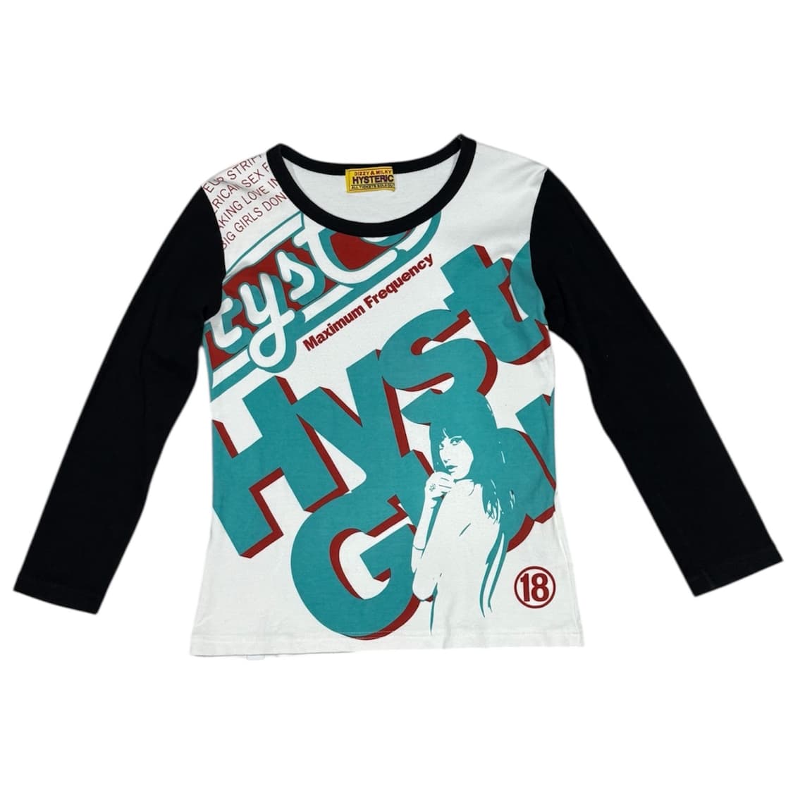 히스테릭 글래머 히스걸 7부 롱슬리브 티셔츠  상품이미지1