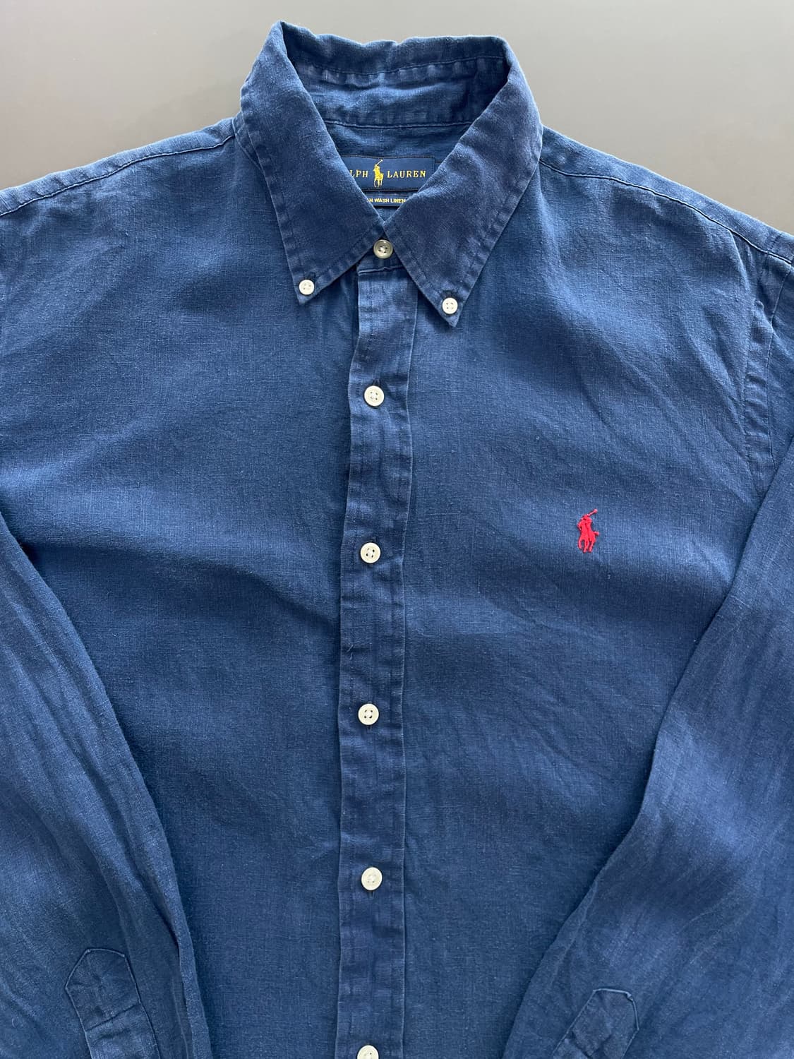 [L] 폴로 랄프로렌 오션 워시 린넨 셔츠 상품이미지2
