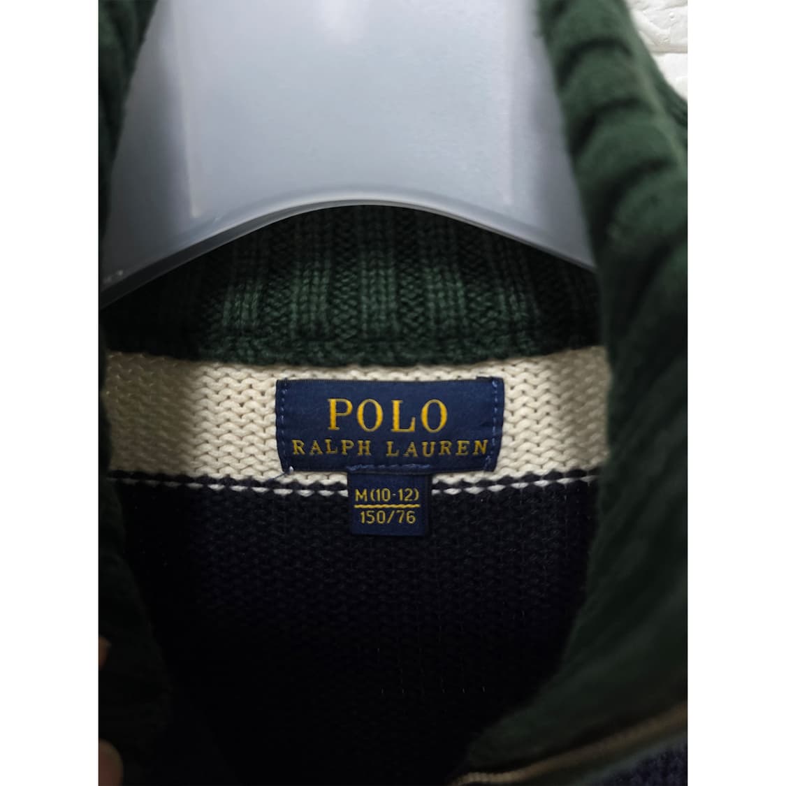 택포_ 폴로 랄프로렌 키즈 니트 집업 M(10-12) 상품이미지2