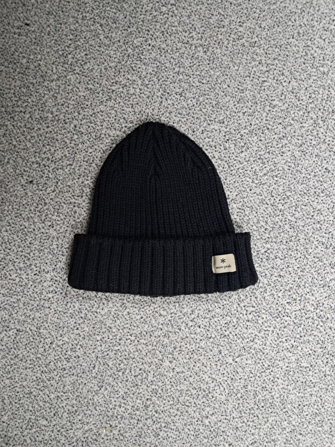 스노우피크 블랙 니트 비니 상품이미지1