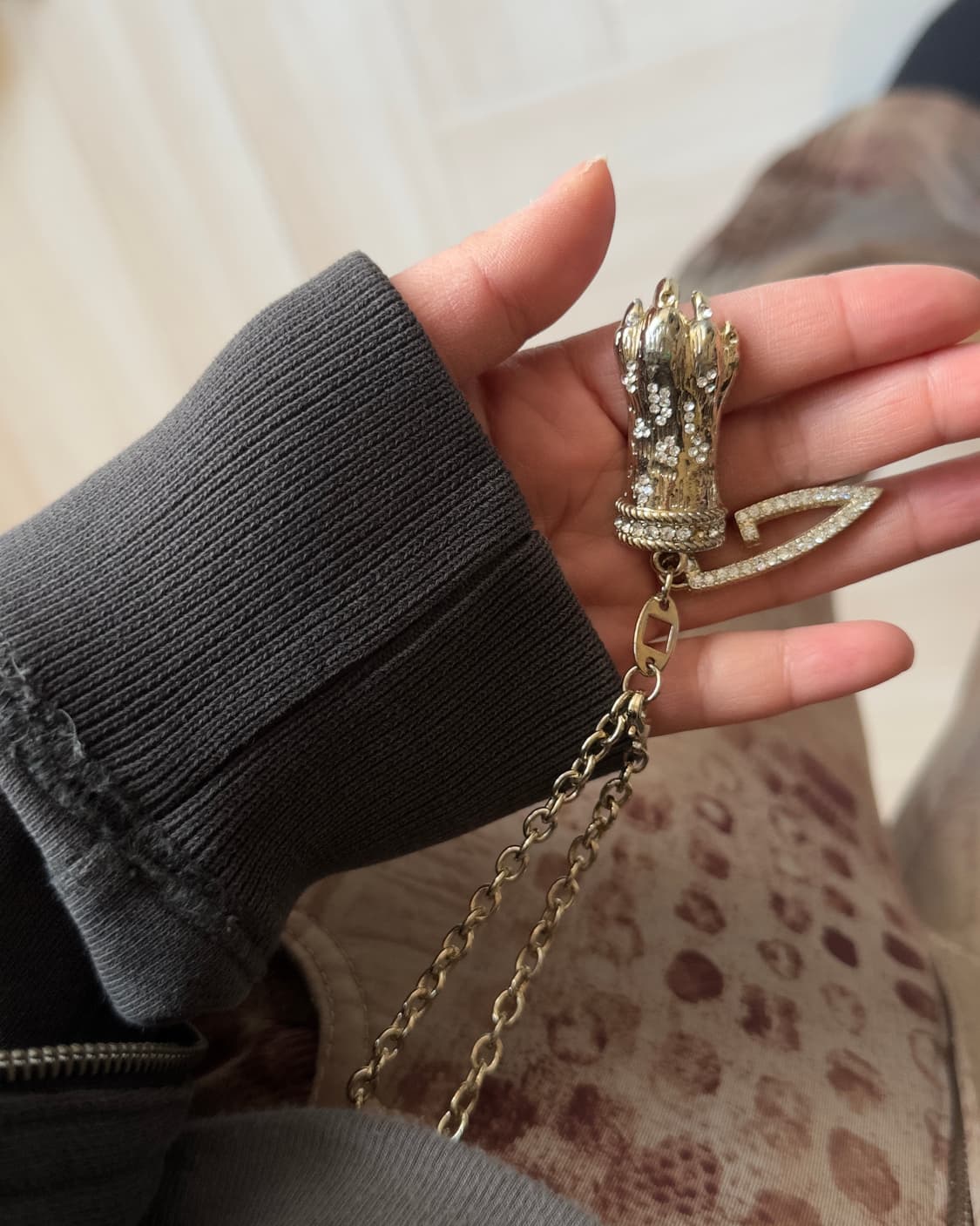 [GK] mixed pattern boot cut poly pants 상품이미지10