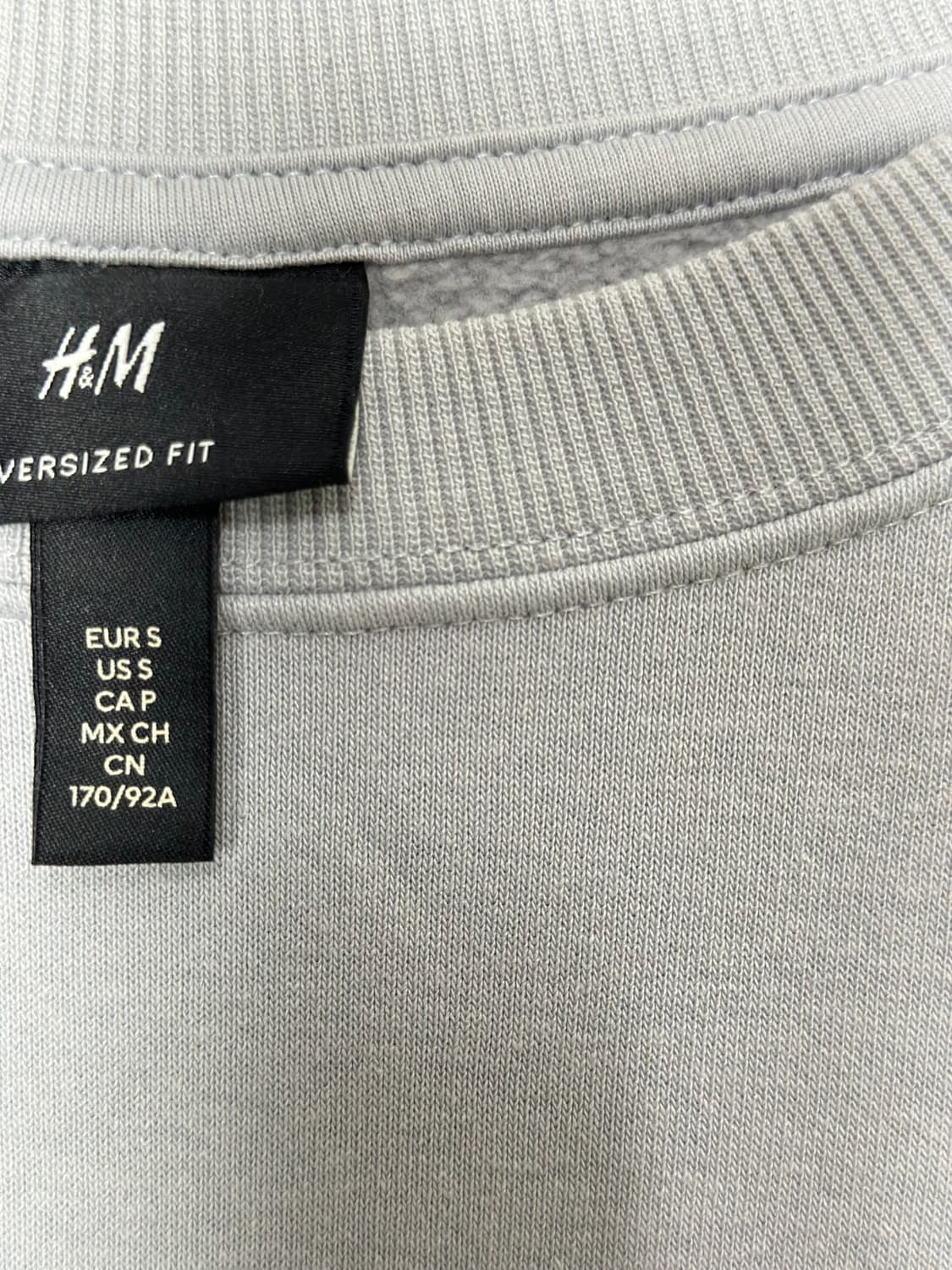 H&M Inhale Exhale 맨투맨 S 상품이미지3