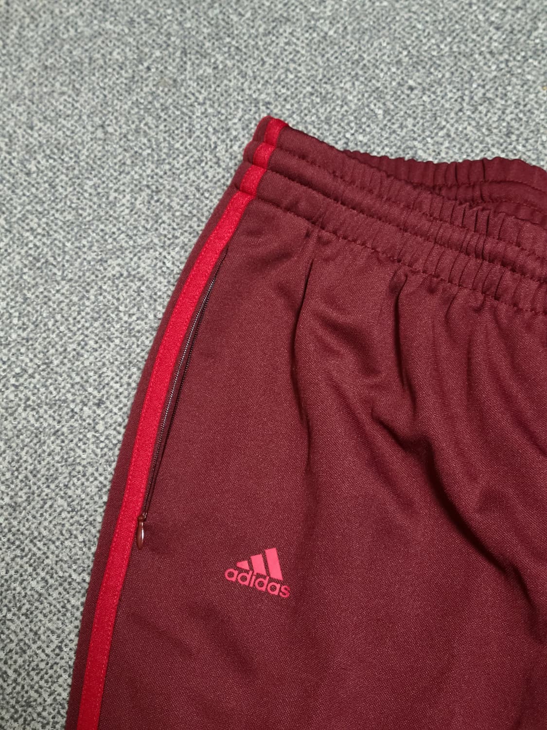 아디다스 3-스트라이프 트레이닝 팬츠 자주색 상품이미지4