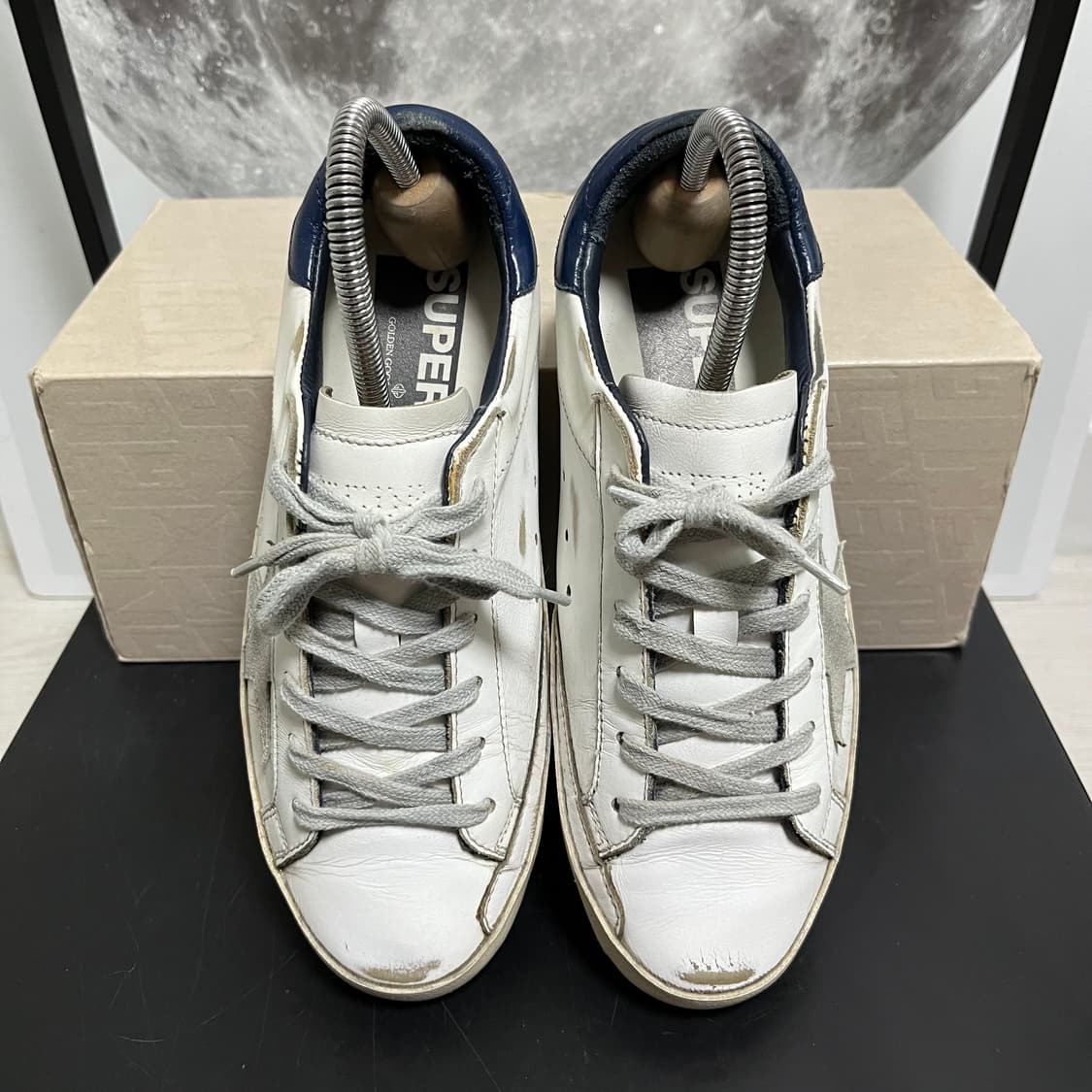 정품 36) 골든구스 네이비탭  스니커즈 230~235 상품이미지3