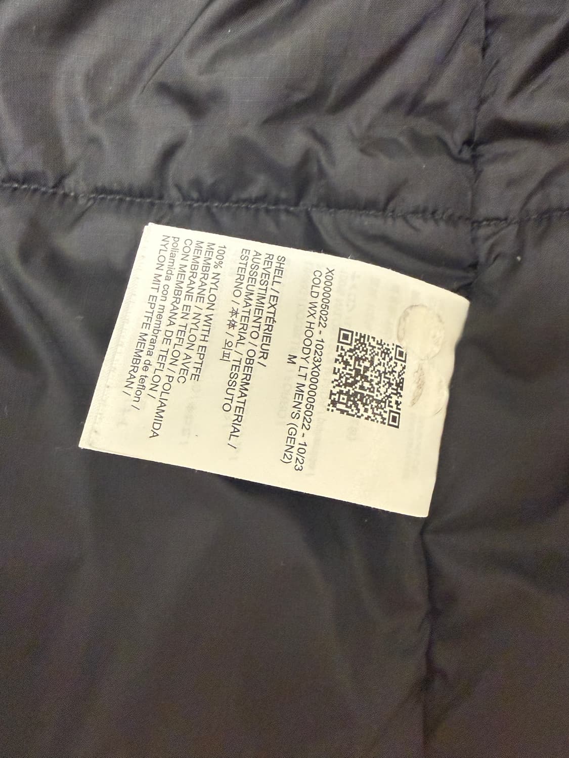 신품급) 아크테릭스 리프 콜드 2.0 블랙 M사이즈 팝니다 상품이미지10