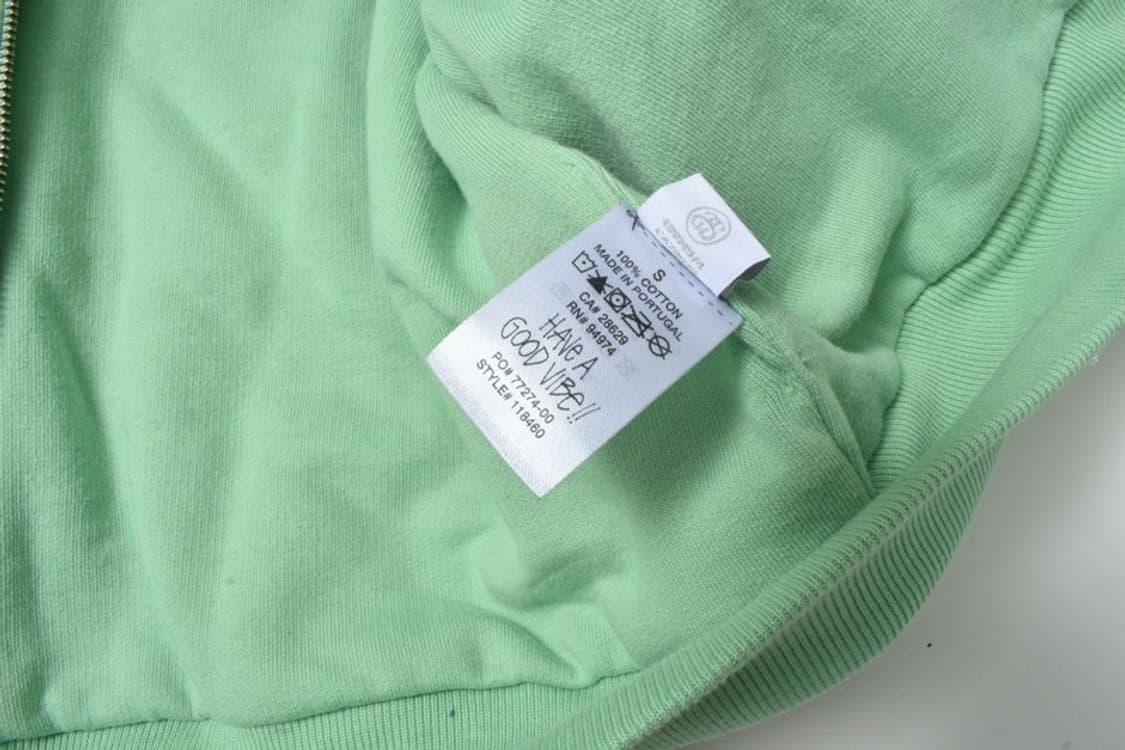 스투시 헤비 코튼 더블페이스 후드 집업 자켓 S N1170 상품이미지6