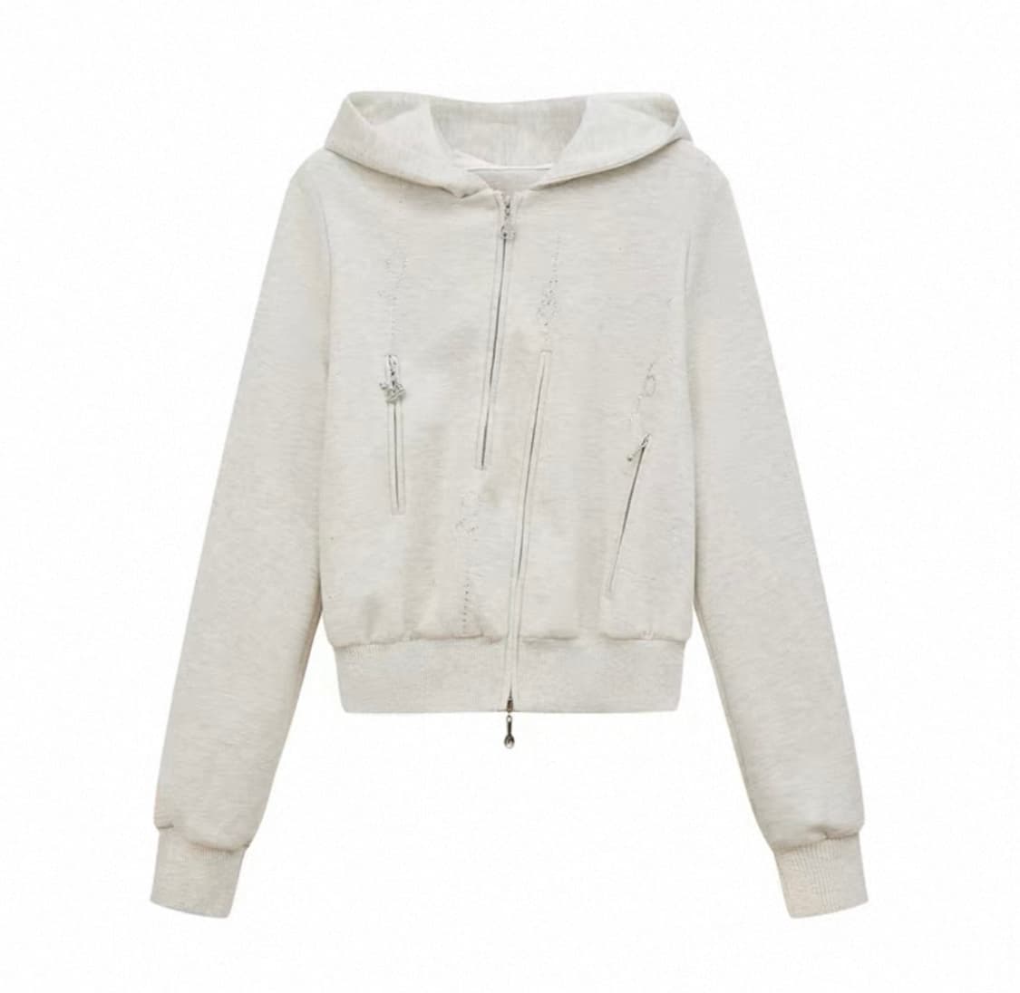 택포) 9266studio 지퍼 디테일 후드재킷 상품이미지5