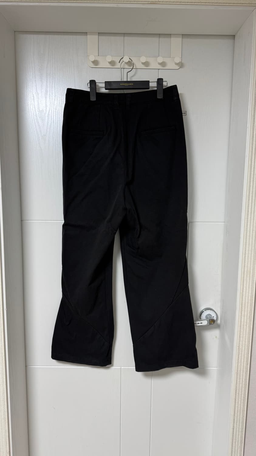 노매뉴얼 WP TWO TUCK PANTS NM43PT04M1BK 라지 상품이미지3
