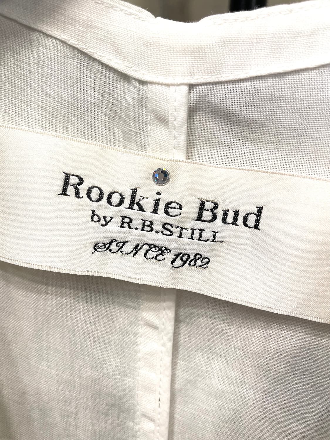 Rookie Bud 화이트 린넨 롱 조끼 55~66 상품이미지8