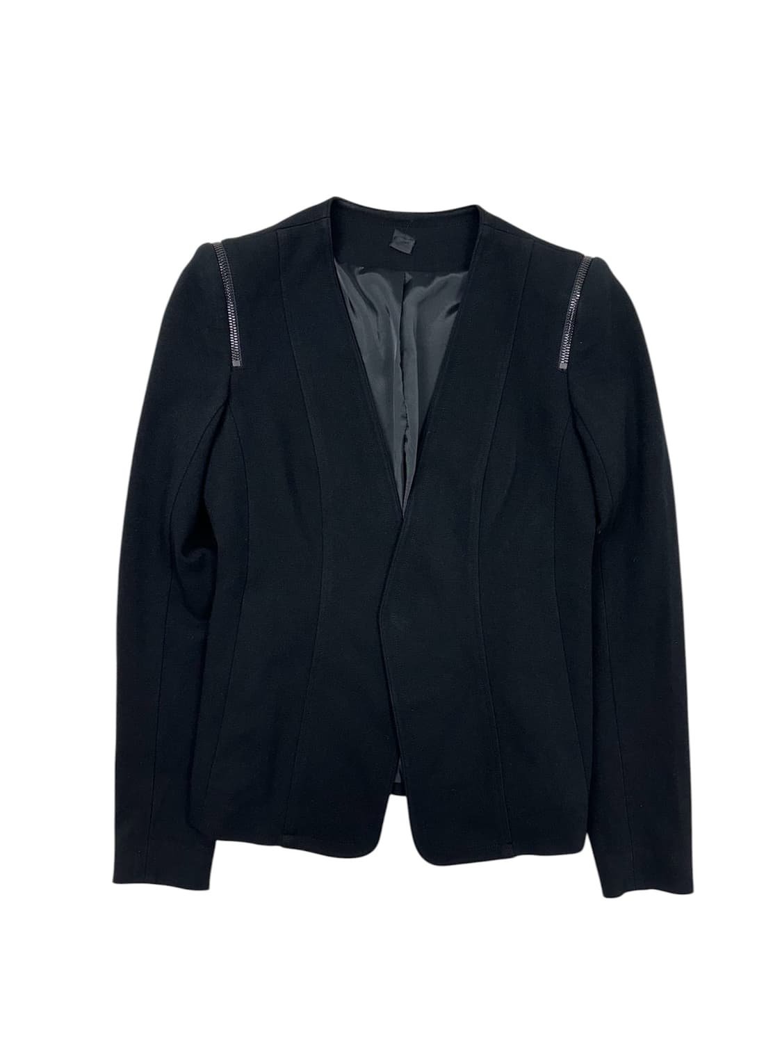 띠어리 브이넥 집업 디테일 자켓 상품이미지1