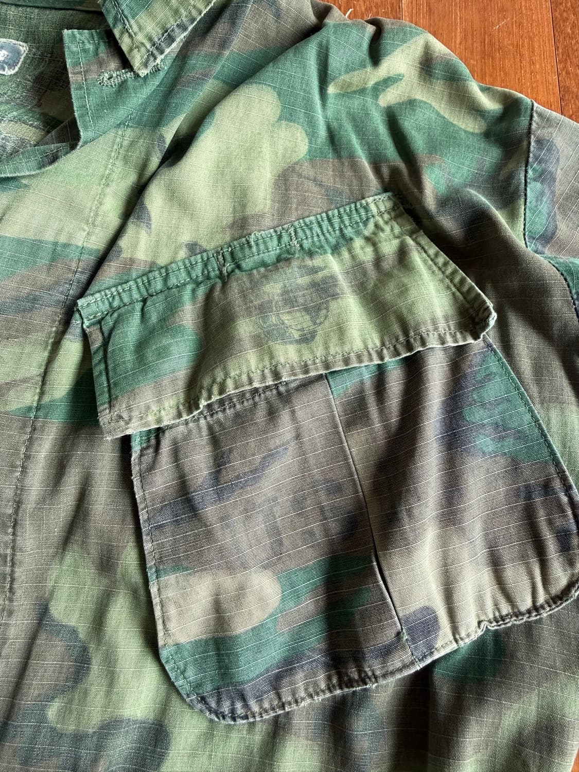 60s 오리지널 usmc 립스탑 정글퍼티그 상품이미지2