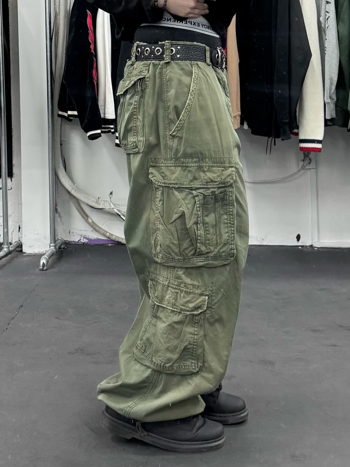 아베크롬비 카키 카고팬츠 상품이미지2