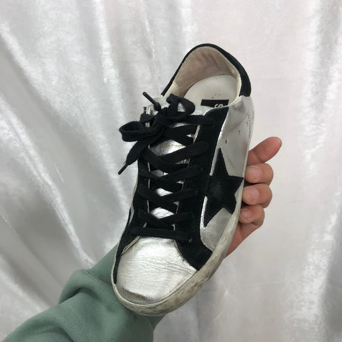 골든구스 실버탭 스니커즈 사이즈35 225-230  상품이미지8