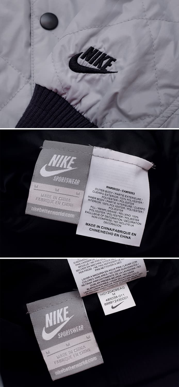 나이키 NSW 퀼팅 블루종 리버시블 디스트로이어 자켓 (M / 100+) 상품이미지10