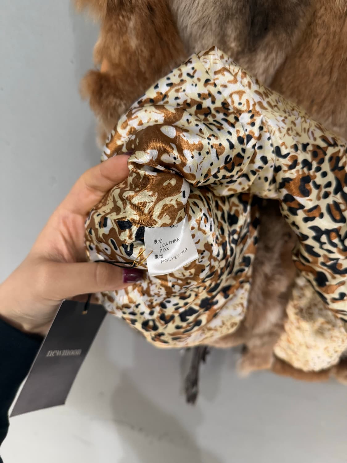 real fox fur duffle button vest 상품이미지10