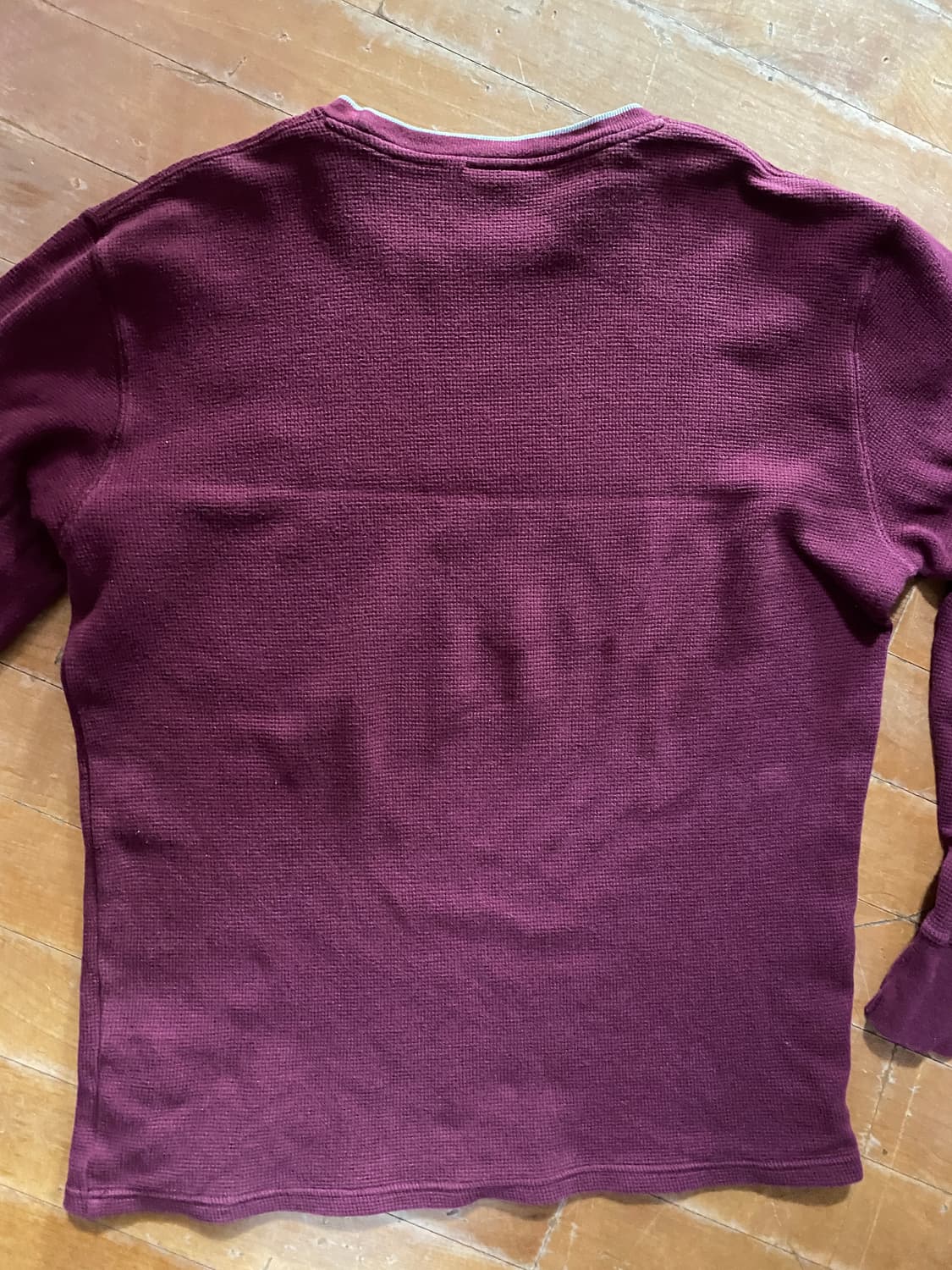 폴로 랄프로렌 와플 셔츠 M 버건디 (100~105) 상품이미지4