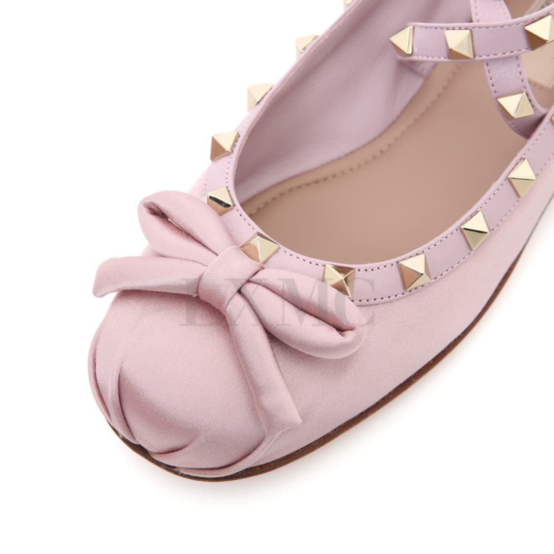 발렌티노 락스터드 새틴 발레리나 플랫 슈즈 4W2S0HB6 상품이미지9