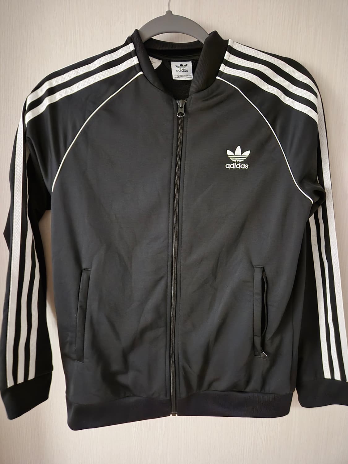 아디다스 검정 삼선 트랙탑 져지 상품이미지2