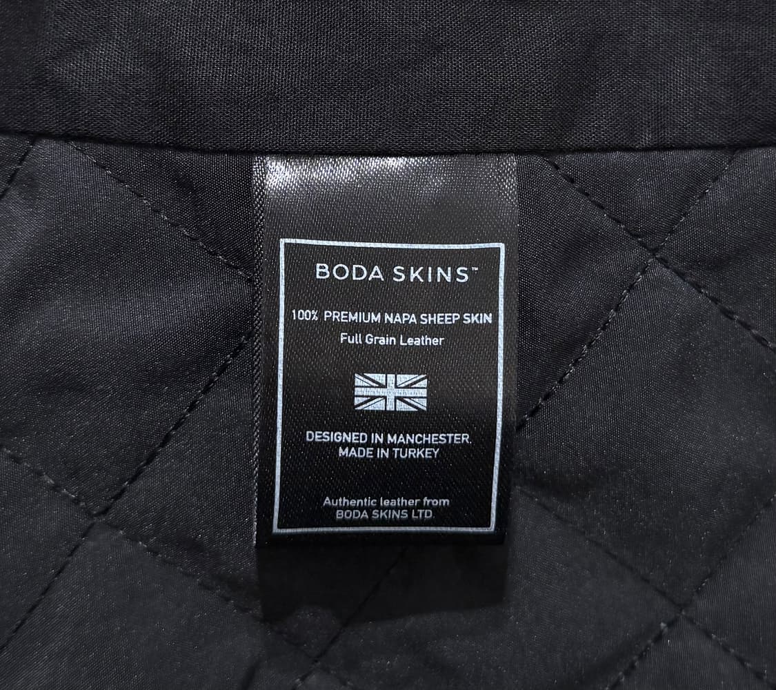 보다스킨 케이마이클 쉽스킨 바이커 레더 자켓 상품이미지7