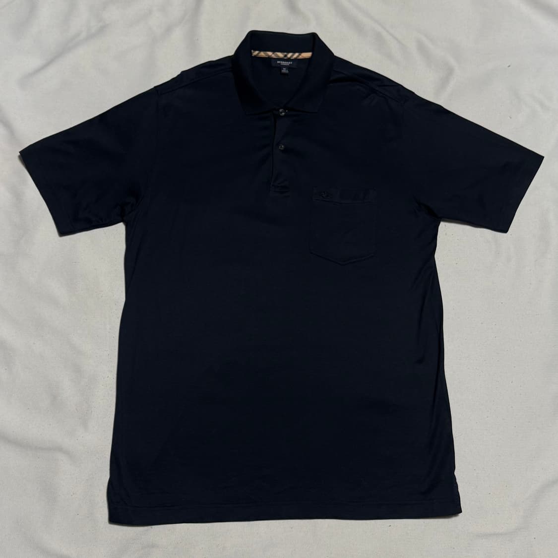 M 버버리 블랙 카라 반팔티 상품이미지2