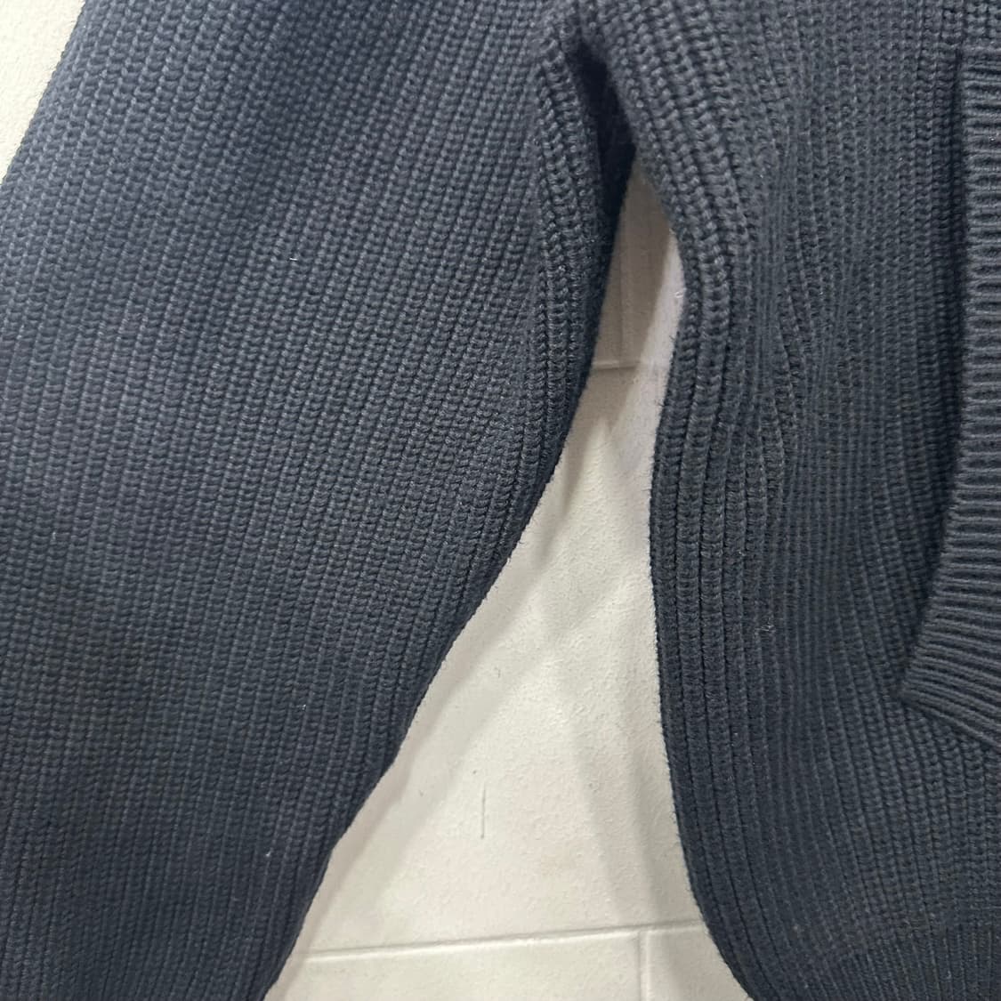 세터 아플리케 로고 캐시미어5% 블렌드 후드니트 상품이미지7