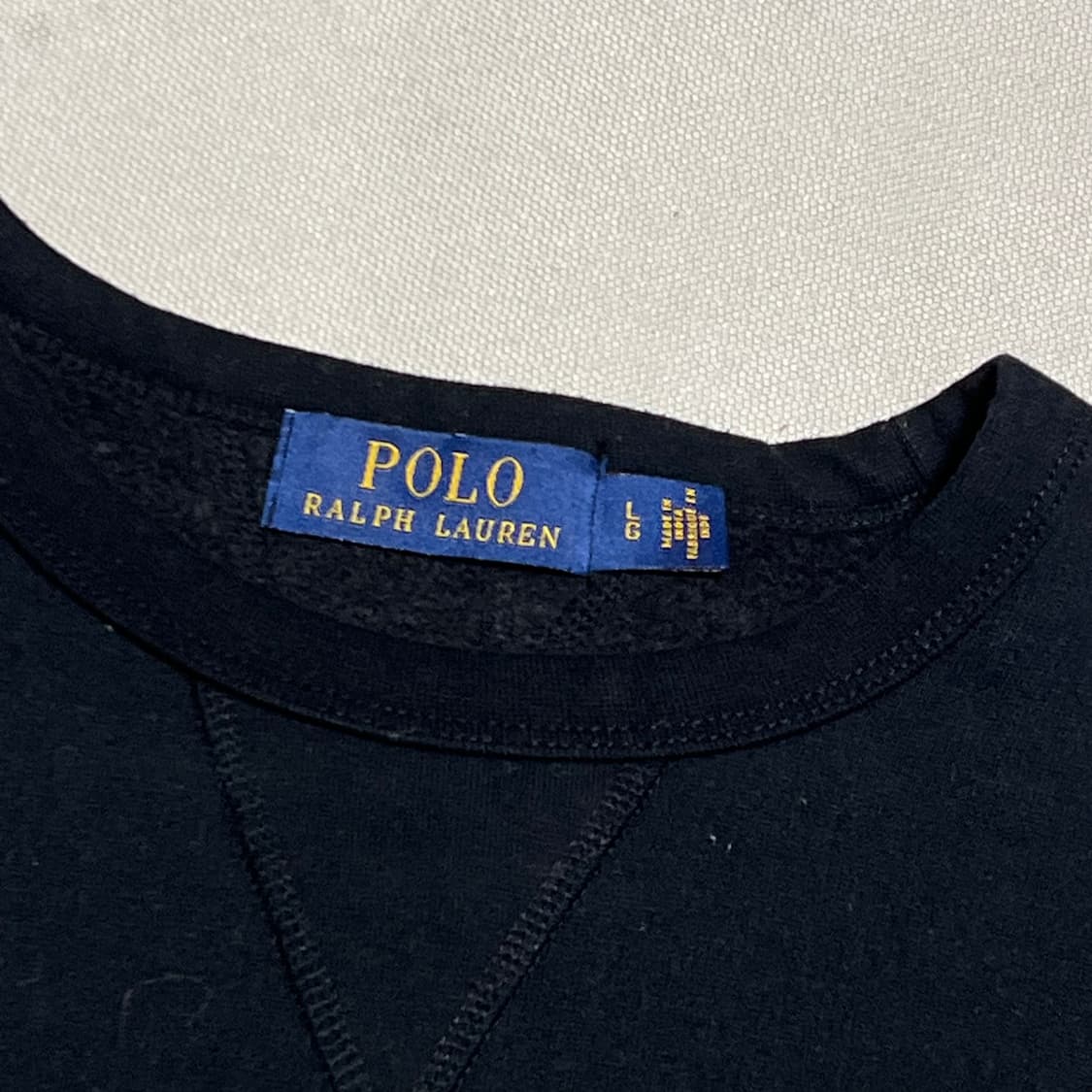L 폴로랄프로렌 블랙 맨투맨 상품이미지4