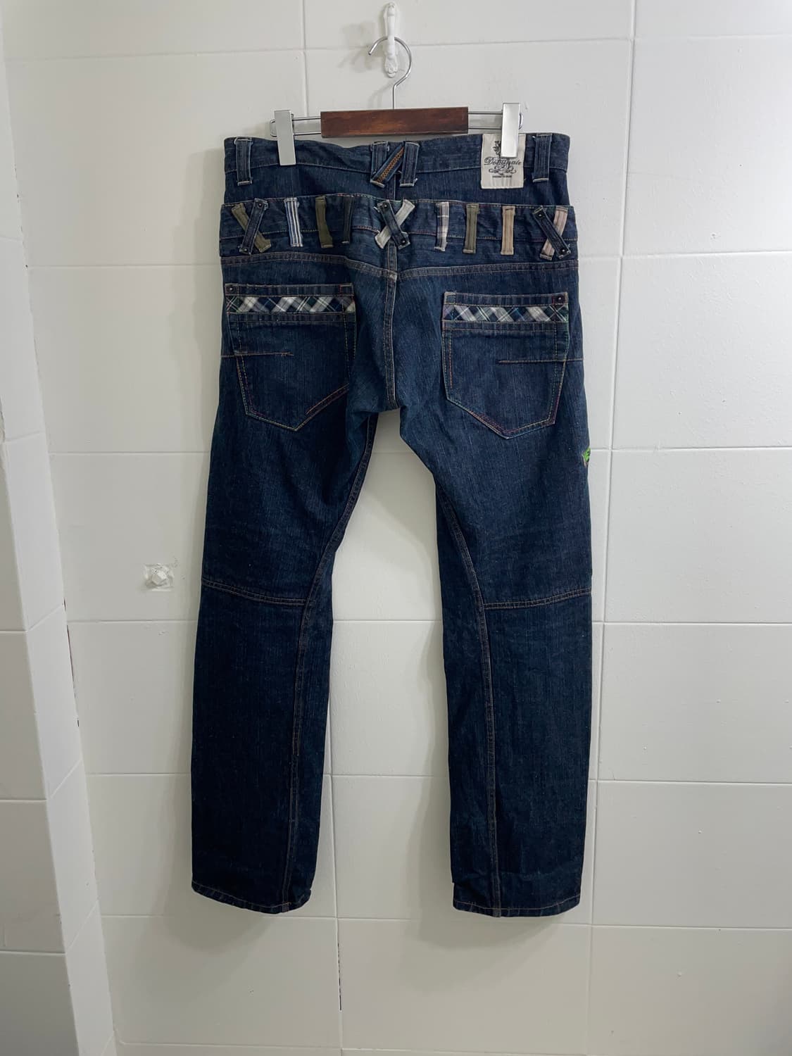 도미네이트 핸드크래프트 더블 웨이스트 코르티스깔 스트릿 데님 진 상품이미지6