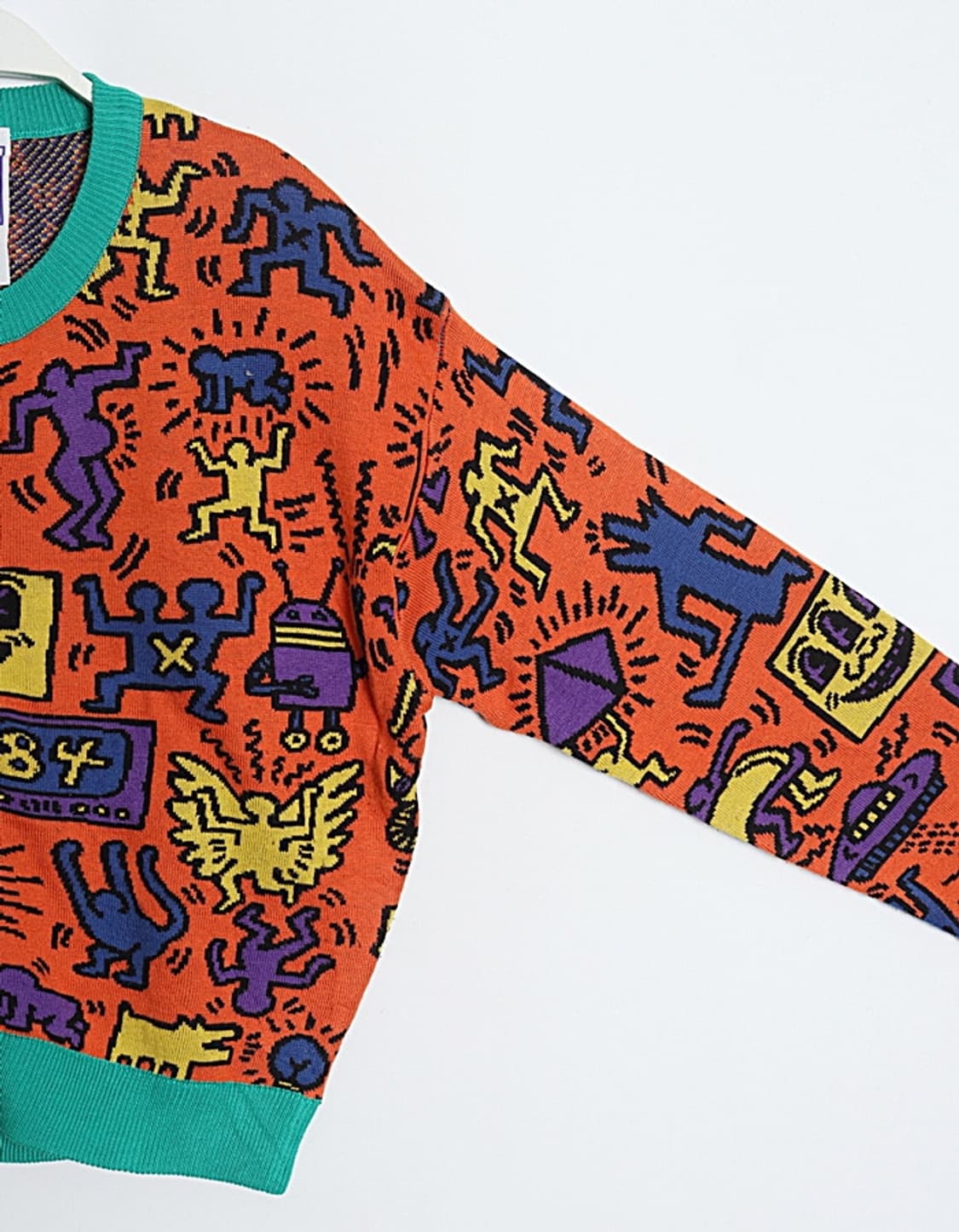  SLY x Keith Haring Pattern Cardigan 상품이미지3