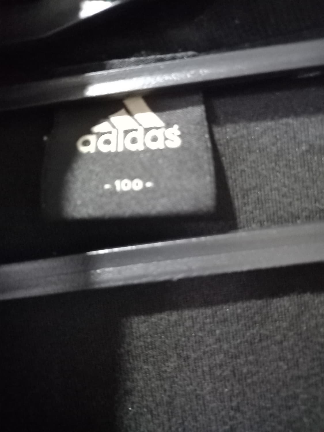 아디다스 희귀 벨벳 블랙 검골 트랙탑 저지 져지집업 100/L 상품이미지4