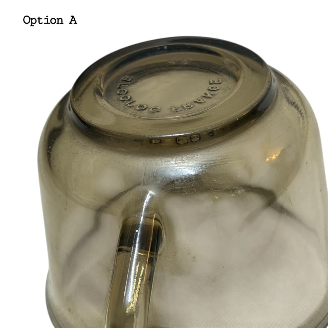 Arcoroc 스모키 글라스 컵앤소서 세트 (2options) 상품이미지2