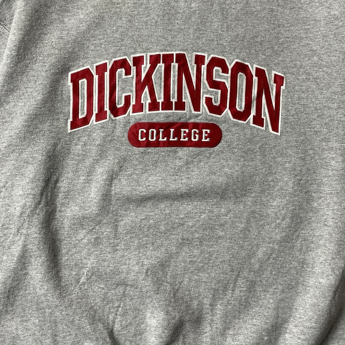 CHAMPION 챔피온 빈티지 라이트 그레이 기모 맨투맨 A00562 상품이미지3