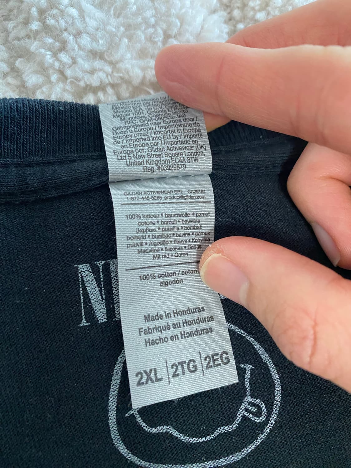 2021 너바나 빈티지 락 밴드 티셔츠 길단 2xl 상품이미지3